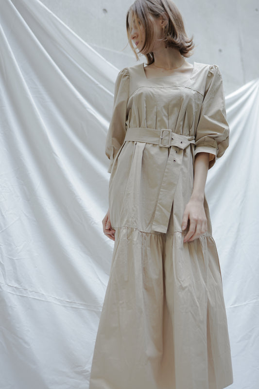 ウエストマークワンピース