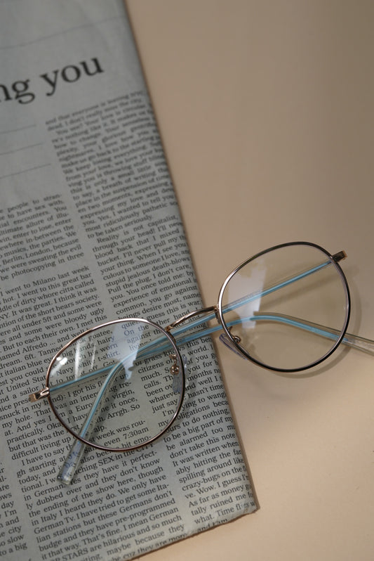 カラーフレームメガネ