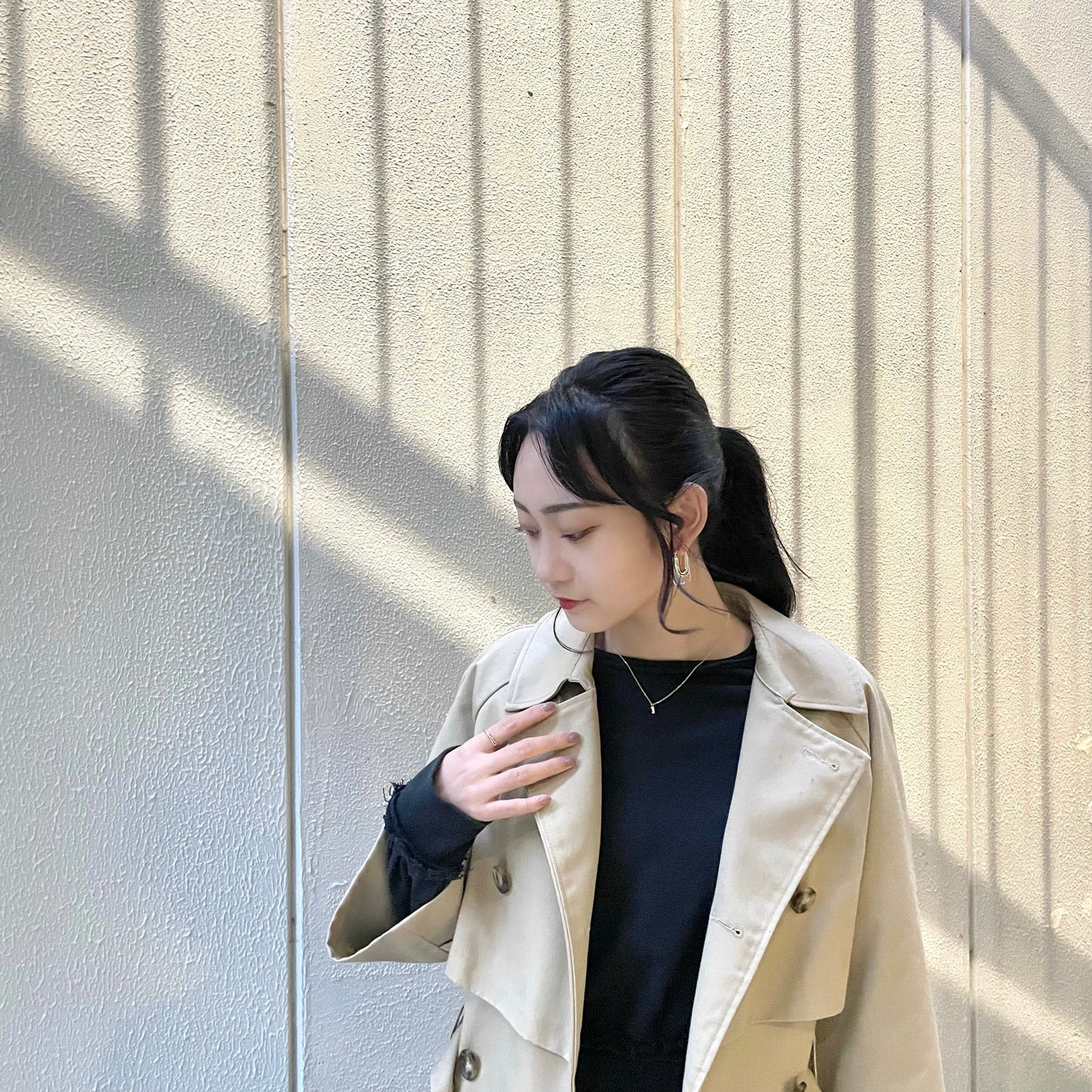 <b>ペンダントネックレス</b><br><font size="1">単独でつけても、他のアイテムと組み合わせても、美しく上品なシンプルネックレス。</font>