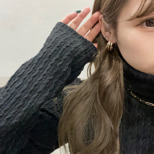 トリプルラインピアス