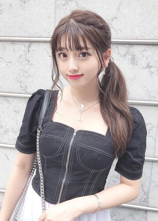 コルセットデザイントップス